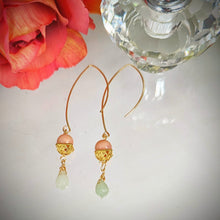 Peruvian Pink Opal Earrings
