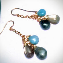 Larimar Earrings