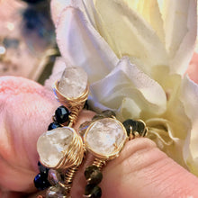 Stack of 3 Aquamarine Rings