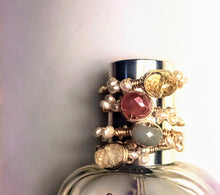 Gray Agate Stackable Ring