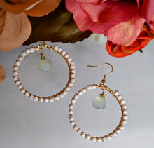 Howlite Hoops