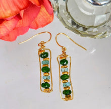 Chrome Diopside Earrings