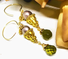 Peridot Briolette Earrings