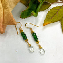 Chrome Diopside Earrings