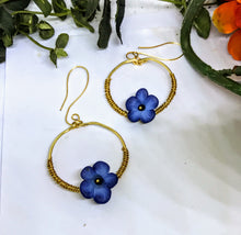 Pansy Earrings