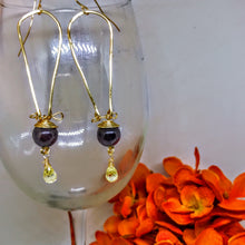Garnet and Lemon Zirconia