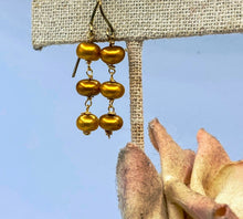 Golden Pearl Earrings
