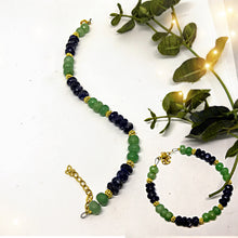 Sapphire and Jade Bracelet