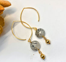 Rutilated Quartz Earrings